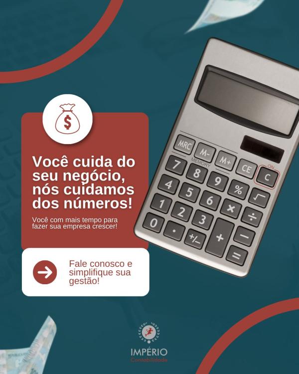Você cuida do seu negócio, nós cuidamos dos números